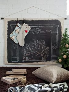 25 Fun Christmas Decor Ideas - Chalkboard